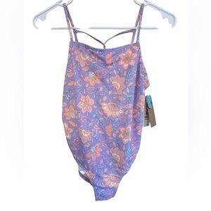 🆕Billabong Girls Hideaway Hippie One-Piece Swimsuit Size 14